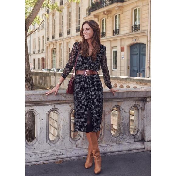 Banana Republic Chestnut Leather Belt | Timeless 90s Minimalist Fall Essential - Picture 11 of 15